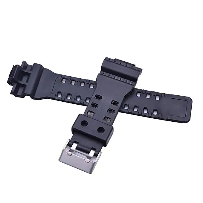 Natural Resin Replacement Watch Band Strap for Casio Mens G-Shock GD120/GA-100/GA-110/GA-100C Watch Wrist Bracelet