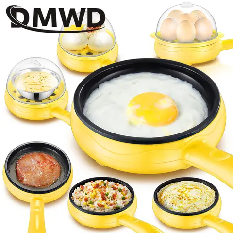 Mini Electric Egg Cooker Food Steamer Non-stick Pan DMWD