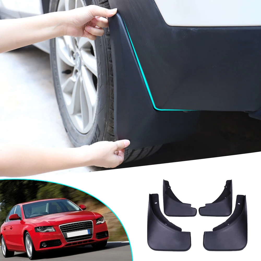 

Car Mud Flaps Mudflaps Splash Guards Mudguards for Fender For Audi A4 Sedan 2002 2003 2004 2005 2006 2007 2008