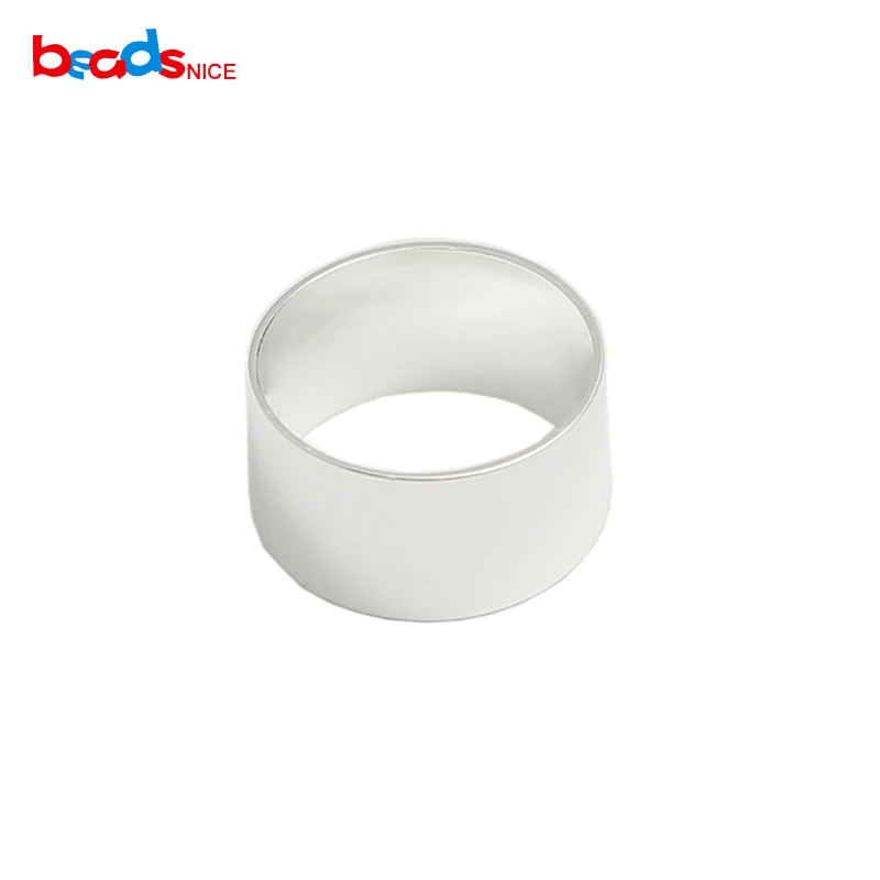 Beadsnice ID37595 925 Sterling Silver Smooth Surface Tube Ring For Men Women Gifts Polishing Smooth Ring