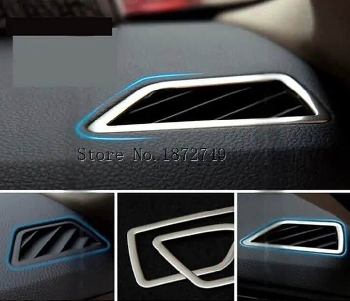 Car Auto Accessories Air Condition Cover AC Air Vent Cover Trim For Bmw New 5 Series 525li 520li 2014 2015 2pcs Per Set