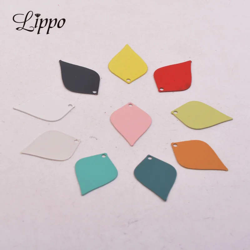 

100pcs AC10659 12*18mm Brass Small Shape Charms Smooth Pendant