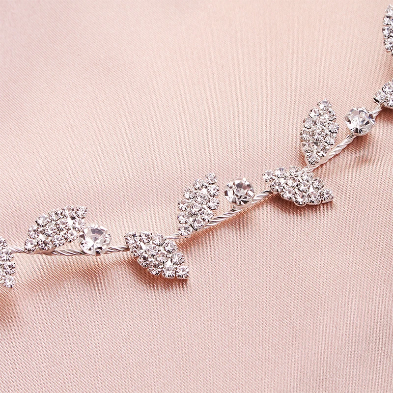 Miallo 2026 Newest Fashion Crystal Leaves Headbands Wedding Hair Accessories Women Bridal Hair Jewelry Headpieces