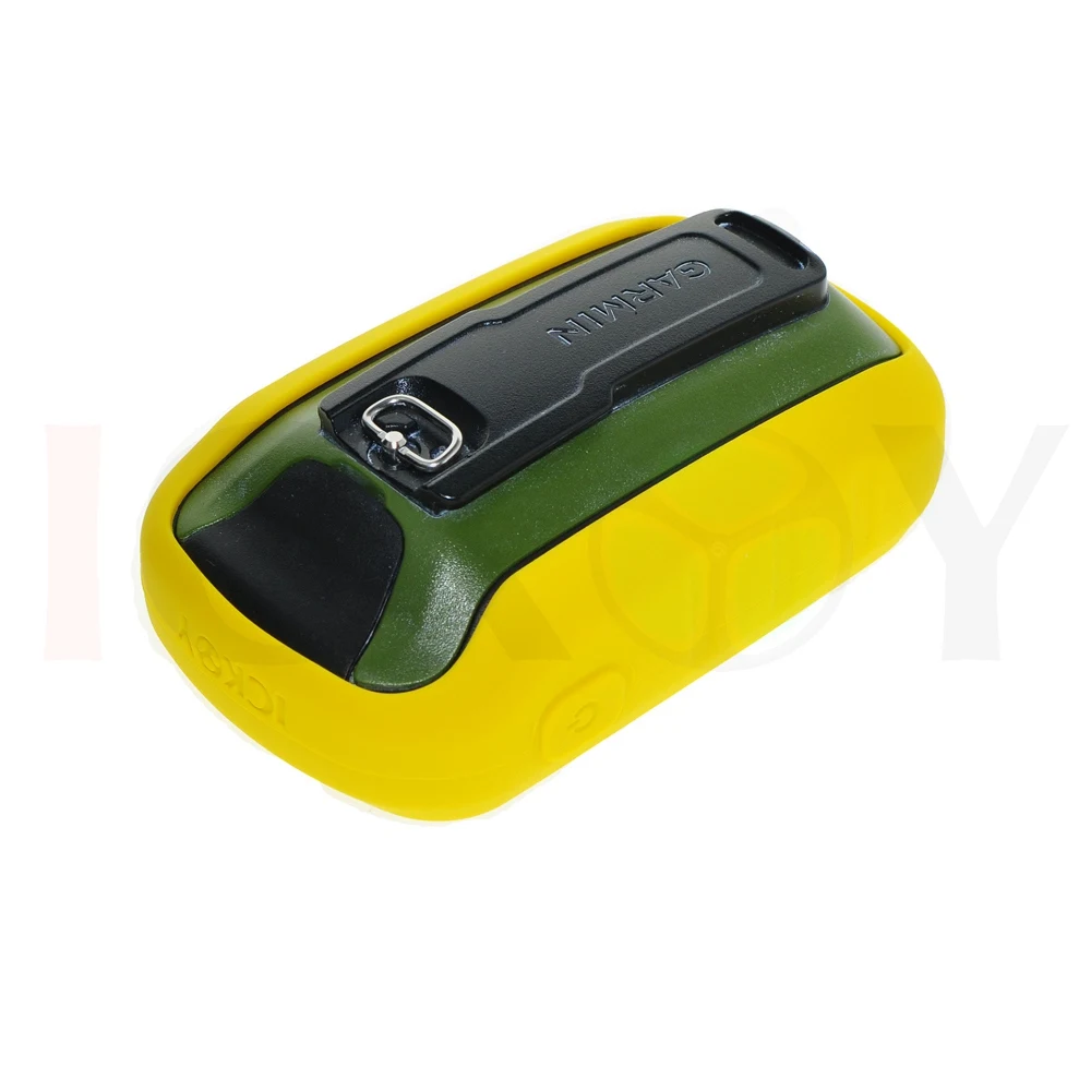 Защитный желтый чехол + черный съемный шейный ремешок с кольцом + Защита экрана для туризма ручной GPS Garmin eTrex Touch 25 35 35T