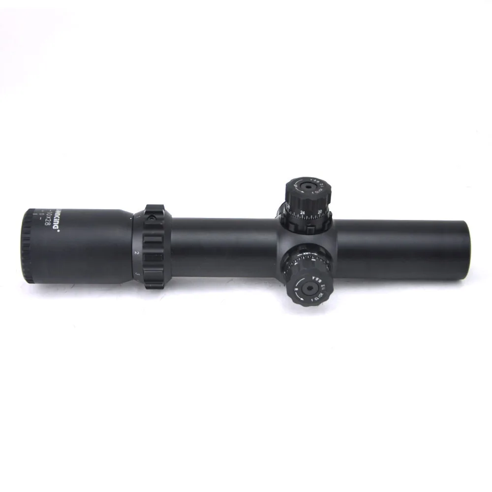 Visionking ميل دوت شبكاني مضيئة 1-10X28 بصريات الصيد البصر 35 مللي متر أنبوب 0.5MOA التركيز الجانبي التكتيكية قناص Riflescope.308