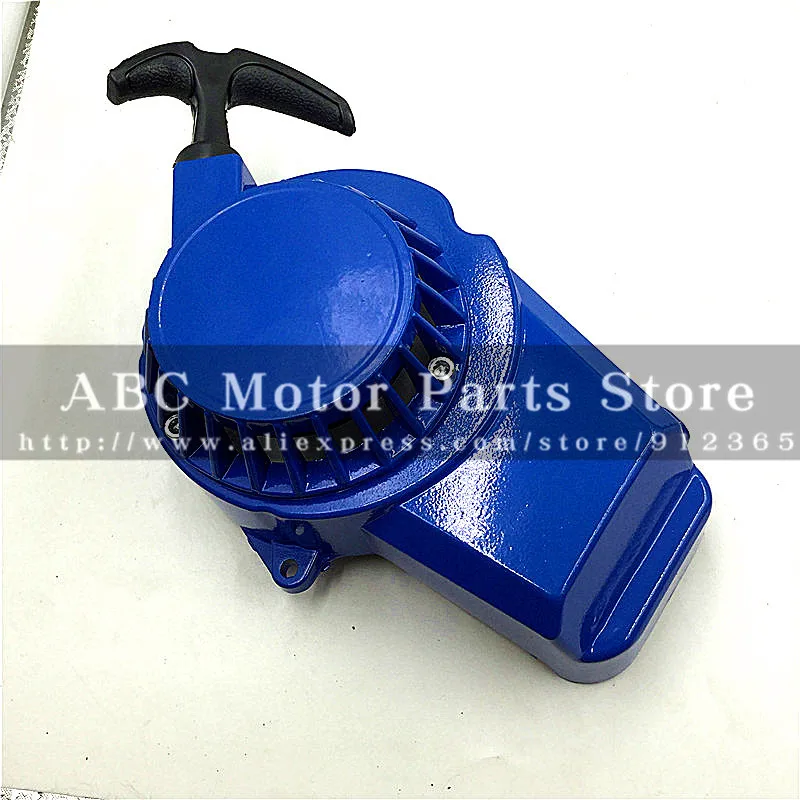 Arrancador de aluminio para motocicleta, dispositivo de arranque para moto de bolsillo, 47cc, 49cc, mini dirt bike, crosser, quad, atv