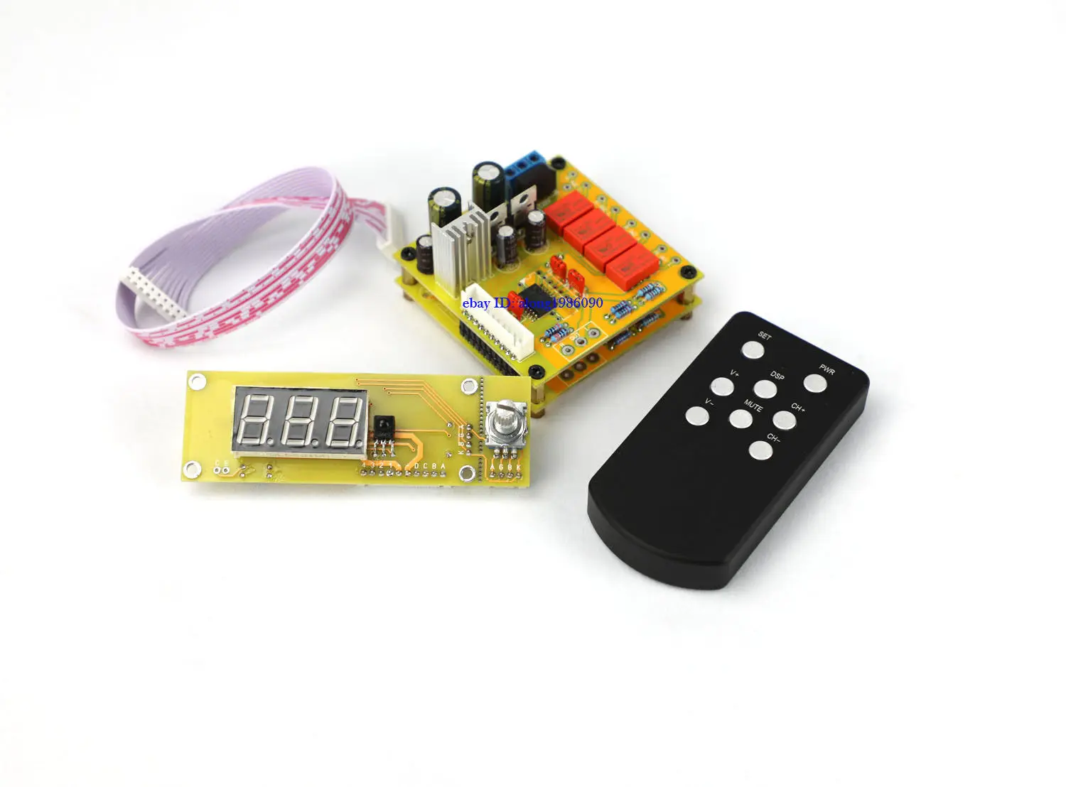 

DIYERZONE Balanced Version PGA2311 Preamp Board Volume Controller + Aluminum Remote L10-2