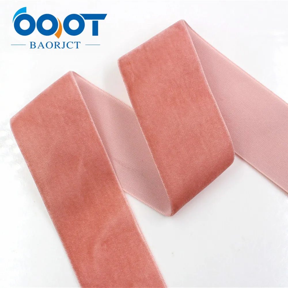 OOOT BAORJCT 1712306 38 mm 10 yards Solid color  Flocking Thermal transfer Printed grosgrain Wedding Accessories  DIY material