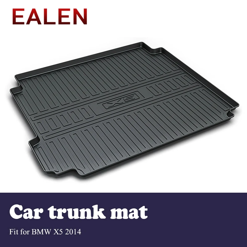 EALEN untuk BMW X5 F15 2014 Aksesori Mobil Boot Liner Mat Anti Slip Aksesori Penutup Tahan Air 1Set Karpet Bagasi Belakang Kargo Mobil