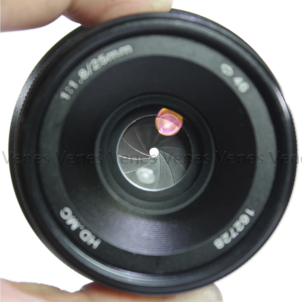 Venes 25mm F1.8 HD.MC Manual Focus Lens for Micro Four Thirds Micro 4/3 mount Cameras GX8 for Nex mount Cameras A6300