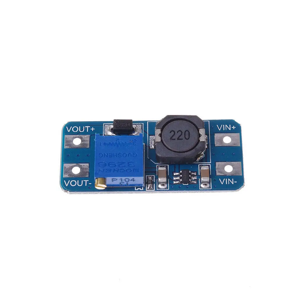 

2A DC-DC Boost Module Board Wide Input Voltage 2/24V-5/28V 2577 Adjustable