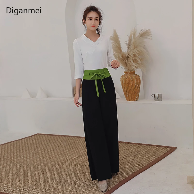 Spa uniform salon thai uniforms SPA Fashion Slim massage health Overalls set  wholesale Beauty salon Work clothes