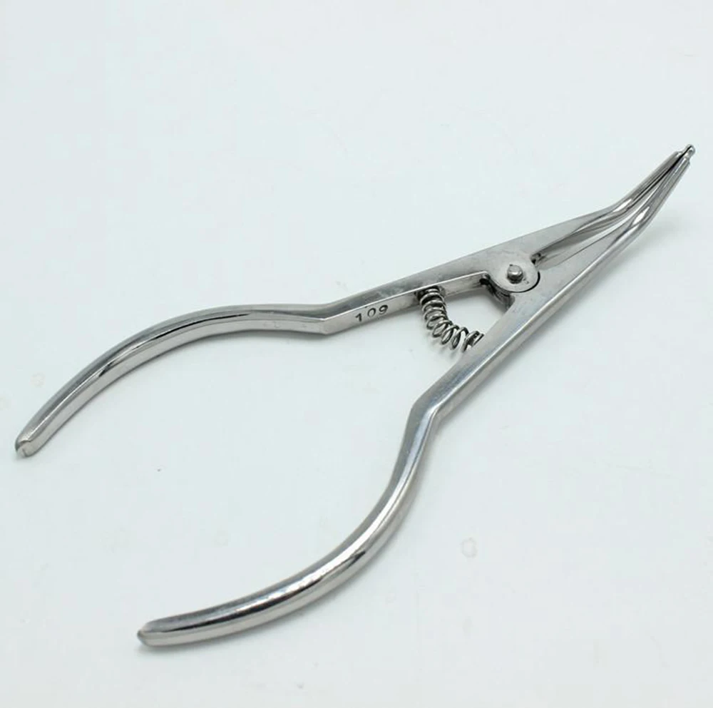 1 Piece Dental Orthodontics Elastic Ligature Ties Forceps Separators Circle Pliers Dentist Surgical Split Ring Placing Forceps