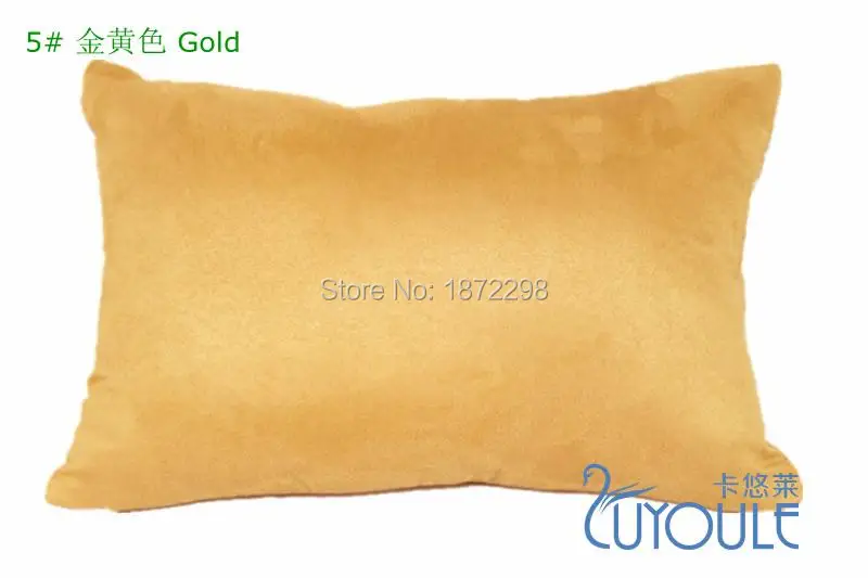 Free Shopping Custom  30*45cm 35*50cm  40*70CM  21 Colors  Polyester Suede Plain Dyed Cushion Cover HT-PSUDC-01-L