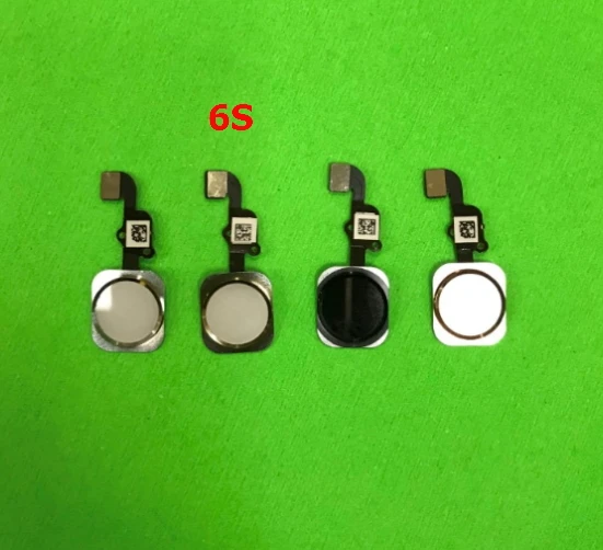 50pcs/lot Home Button Flex Cable for iPhone 6s 7 6 Plus 5S 6G 7Plus 6P Menu Key Replacement Parts