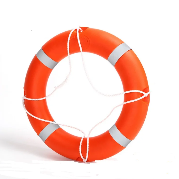 Marine professional life buoy adult life-saving swimming ring 2.5 kg thick solid national standard plastic at 9037