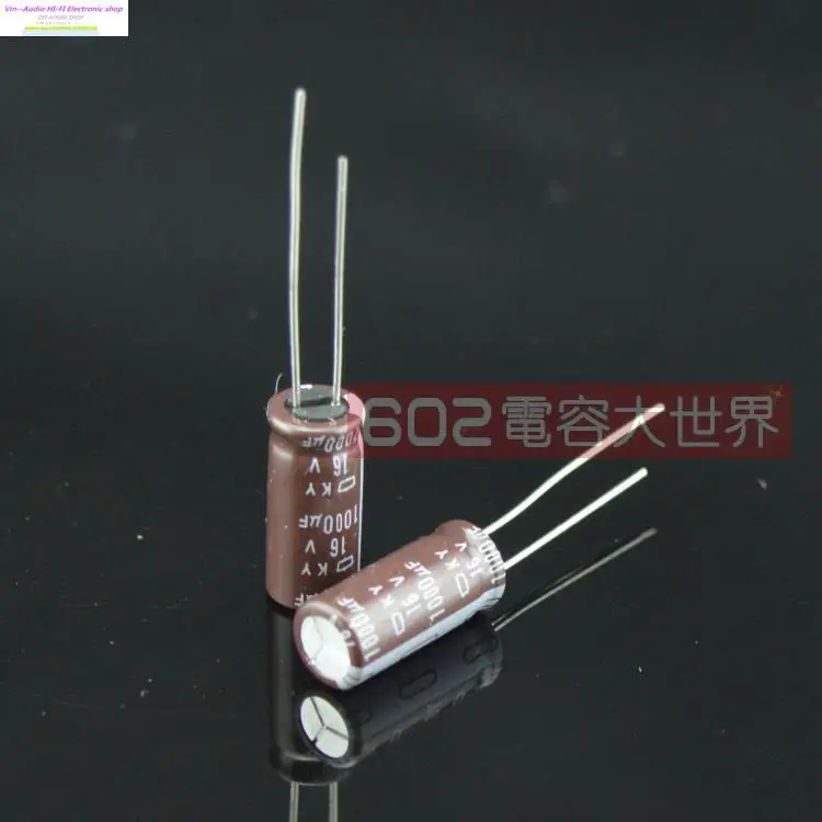 2020 hot sale 20pcs/50PCS Import capacitor NIPPON 16v1000uf 1000uf 16V Electrolytic Capacitor 105 degree KY 8*20 Free shipping