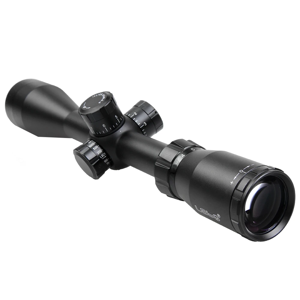 LEBO 4-16X44SP P4  Optical Sight Side adjustment button second focal plane air gun scope 2 pairs of lens covers can be replaced