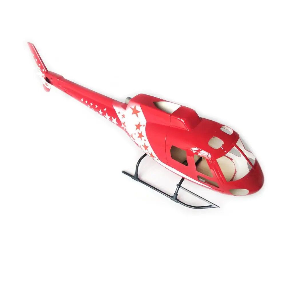 Helicopter Glassfiber scale bodies Fuselages Kit AS350 Ecureuil 450 size Pre-Painted Fuselage for Helicopter Model RC plane