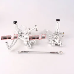 Adjustable Shift Foot Pegs Rear Set Footrests Replacement For Honda CBR600 F4i 2001 2002 2003 2004 Motorcycle Accessory Parts