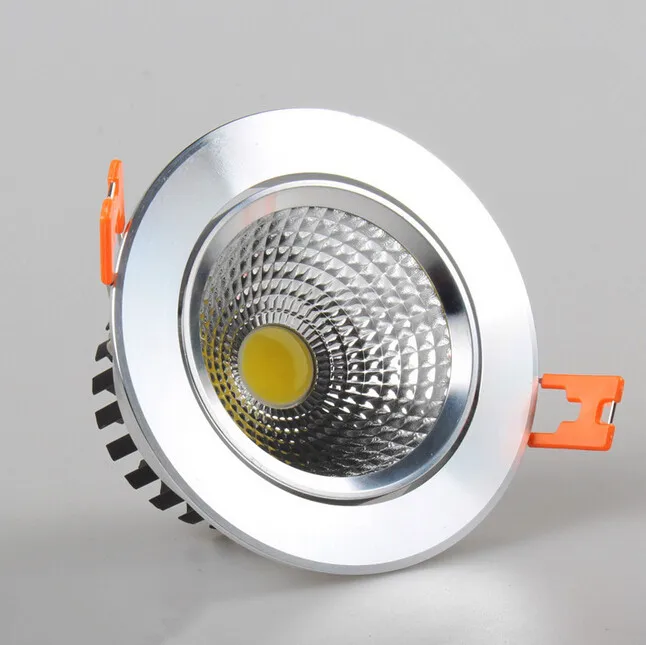 9W/12W Warm Cold White Recessed COB LED Down Light LED Ceiling Light LED indoor lamp CE/ROHS  AC85-265V