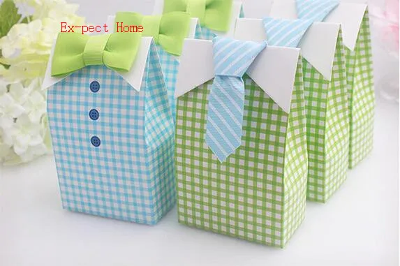 

wedding favor candy box--Cute Boy Favor Box baby shower party candy sweet box cupcake cake box 400pcs/lot Free shipping