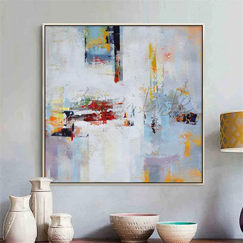 

Hand painted canvas oil paintings Cheap large modern abstract cuadros Home decor Canvas quadro wall Art pictures 000016