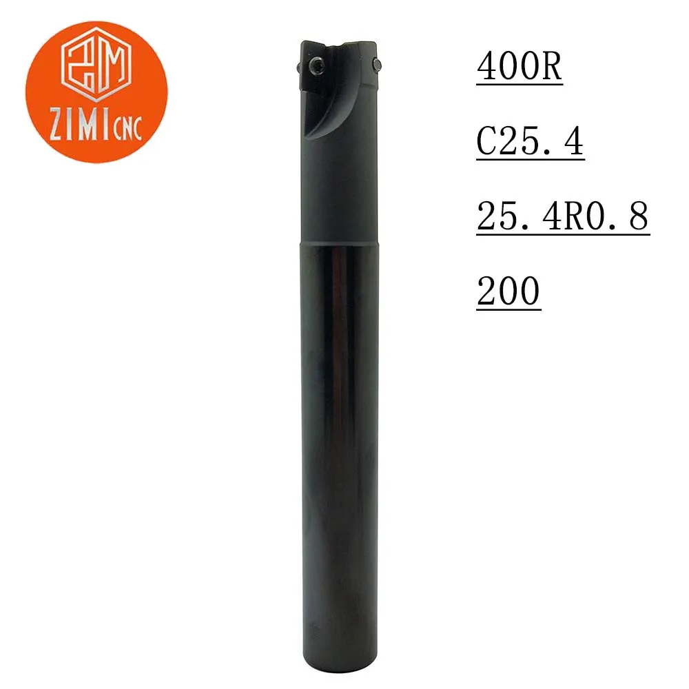 

1pcs 400R C25.4-25.4R0.8-200 milling cutter CNC tool holder C25.4 for APMT1604A lathe tool Non-standard custom products