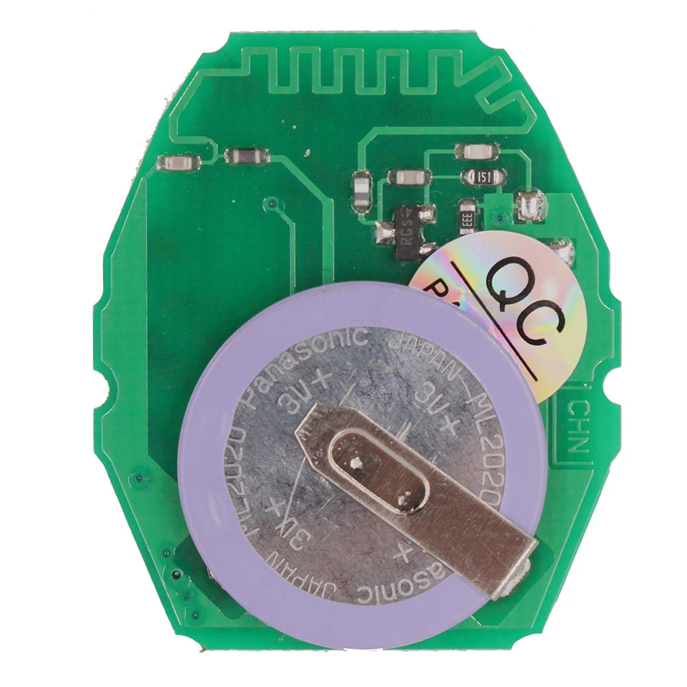 KEYECU EWS Rechargeable Remote Circuit Board 315MHz/433MHz for BMW 3 5 X series 3Button Key Fob