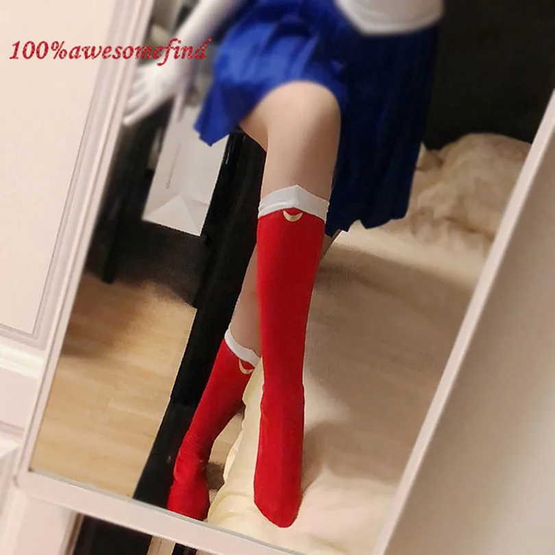 Women Anime Cosplay Accessories Socks Costume Knee High Boots Cover Shoes Case Cover