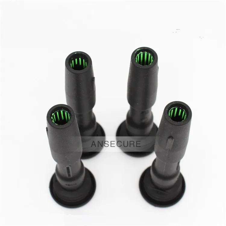 4Pcs IGNITION COIL RUBBER BOOTS CONNECT SPARK PLUG  For audi A1 A3 Q3 vw Golf Jetta Polo Scirocco Tiguan seat Ibiza Leon skdoa