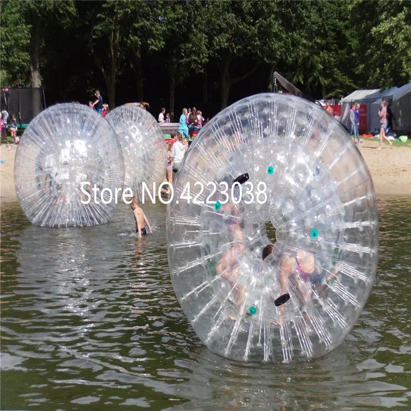 Boule Zorb Gonflable Transparente pour l'Extérieur, Ballons Humains, Livraison Gratuite et Pompe, 2.5m