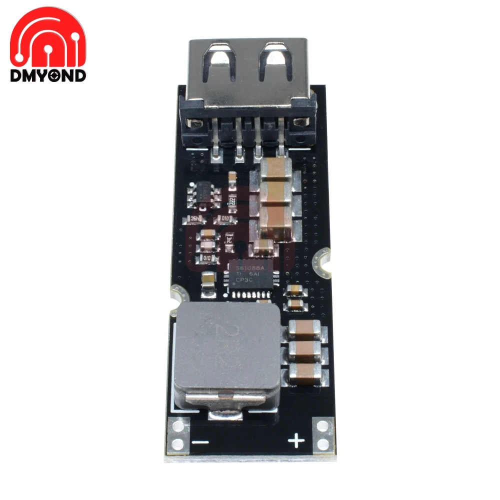 QC2.0 QC3.0 Single Cell Lithium Battery Boost Power Module 3.7V 4.2V Liter 5V 9V 12V Board USB Mobile Phone QC Fast Charge