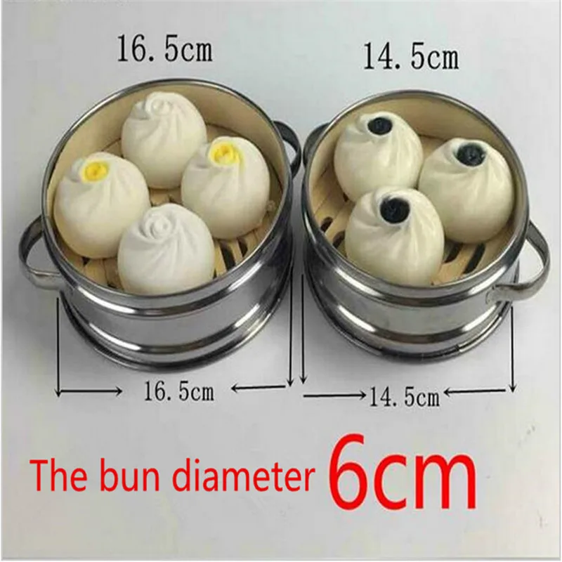 Stainless Steel Cookware Bamboo Steamer with lid Chinese Kitchen Cookware For Cooking Fish Rise Pasta Vegetables Dim Sum Bun