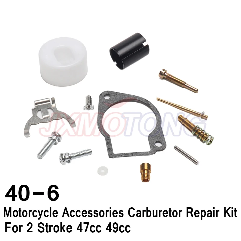 Carburetor Repair Kit Universal Fits for 2 Stroke 43CC 47CC 49CC Mini Moto Pocket Bike Motorcycle Fuel System Parts