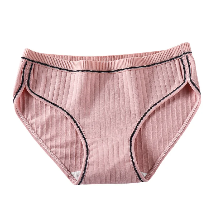 Autumn and winter new Female Panties cotton waist large size cute comfortable briefs female elastic breathable underwear women