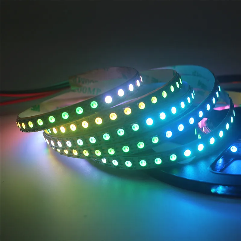 Programmable Individual Addressable LED Pixel Strip 4mm 5mm narrow width WS2812B WS2812 3535 5050 RGB LED Chasing Digital lamp