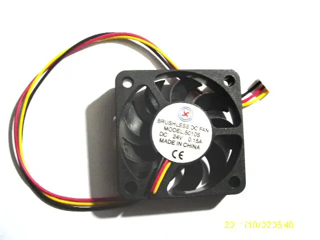 1 pcs Brushless DC Cooling Fan 24V 5010S 3 Wires 50mmx50mmx10mm