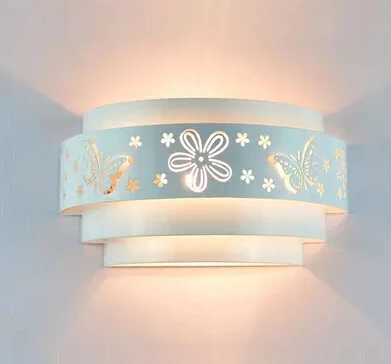 

Led bedside lamp wall lamp modern brief child carved stair aisle lights balcony