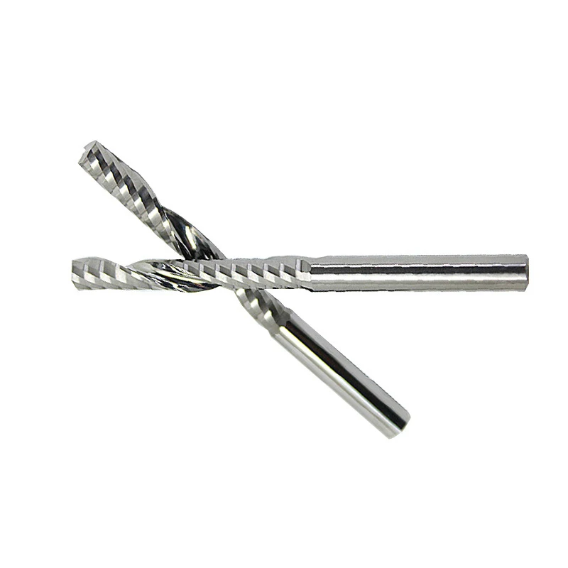 10pc 3,175 X12 17 22mm Unten Schneider, linkshänder 1 Flöte einzel Ende Mühle Hartmetall Schneiden Werkzeuge Bits Bearbeitung Acryl/Holzbearbeitung