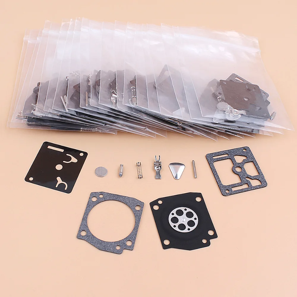 20Pcs/lot Carburetor Diaphragm Rebuild Repair Kit For STIHL MS340 MS360 034 036 044 Chainsaw Zama C3A Serie S19 S26 S38A Carb