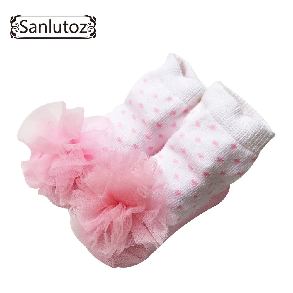 Sanlutoz Baby Socks Infant Socks for Girls Newborns Socks for Princess Holiday Birthday Gifts for Baby Girls Fashion 0-12 Months