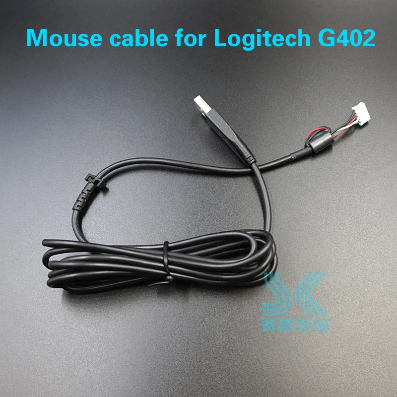 Cable de ratón para logitech G402, G403, G5, G500, G500S, G502, G9, G9X, marca Aliens, cable USB de repuesto