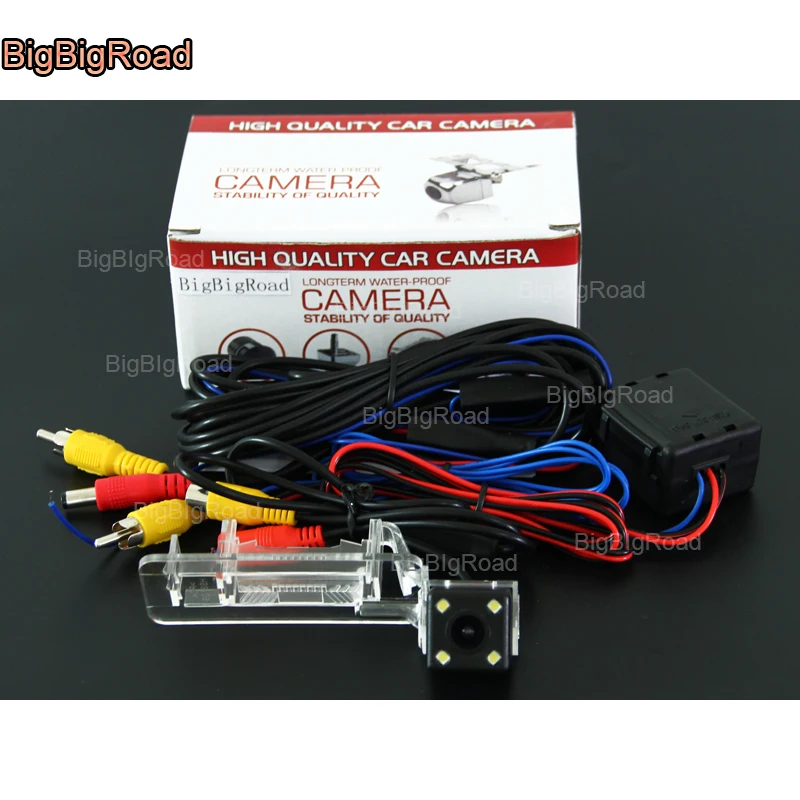 

BigBigRoad Car Rear View Reversing Backup Camera With Filter / Power Relay For Mercedes Benz Smart ED / Smart Fortwo