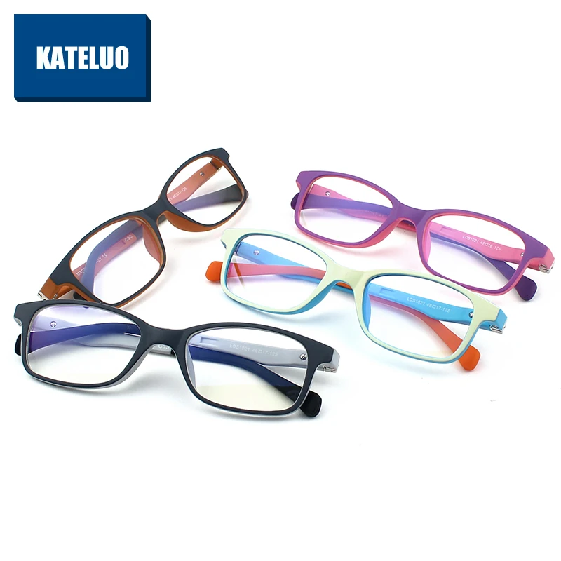 TR90 Children's Glasses Anti Computer Blue Laser laser Fatigue Radiation-resistant Kids Eyeglasses Goggles Glasses Frame F1021