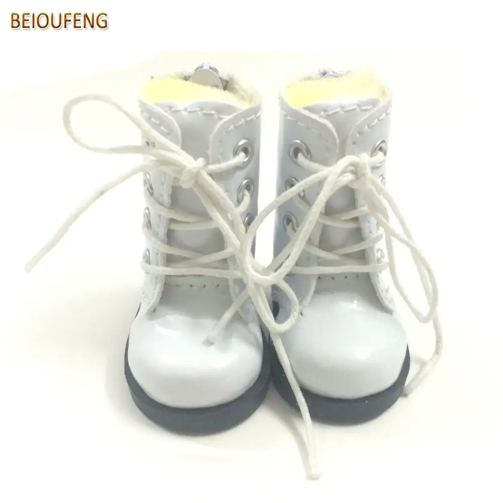 BEIOUFENG 5CM Toy Shoes 1/6 BJD Doll Shoes for Fabric Dolls,Causal Sneakers Shoes Doll Boots Dolls Accessories 12 Pairs/Lot