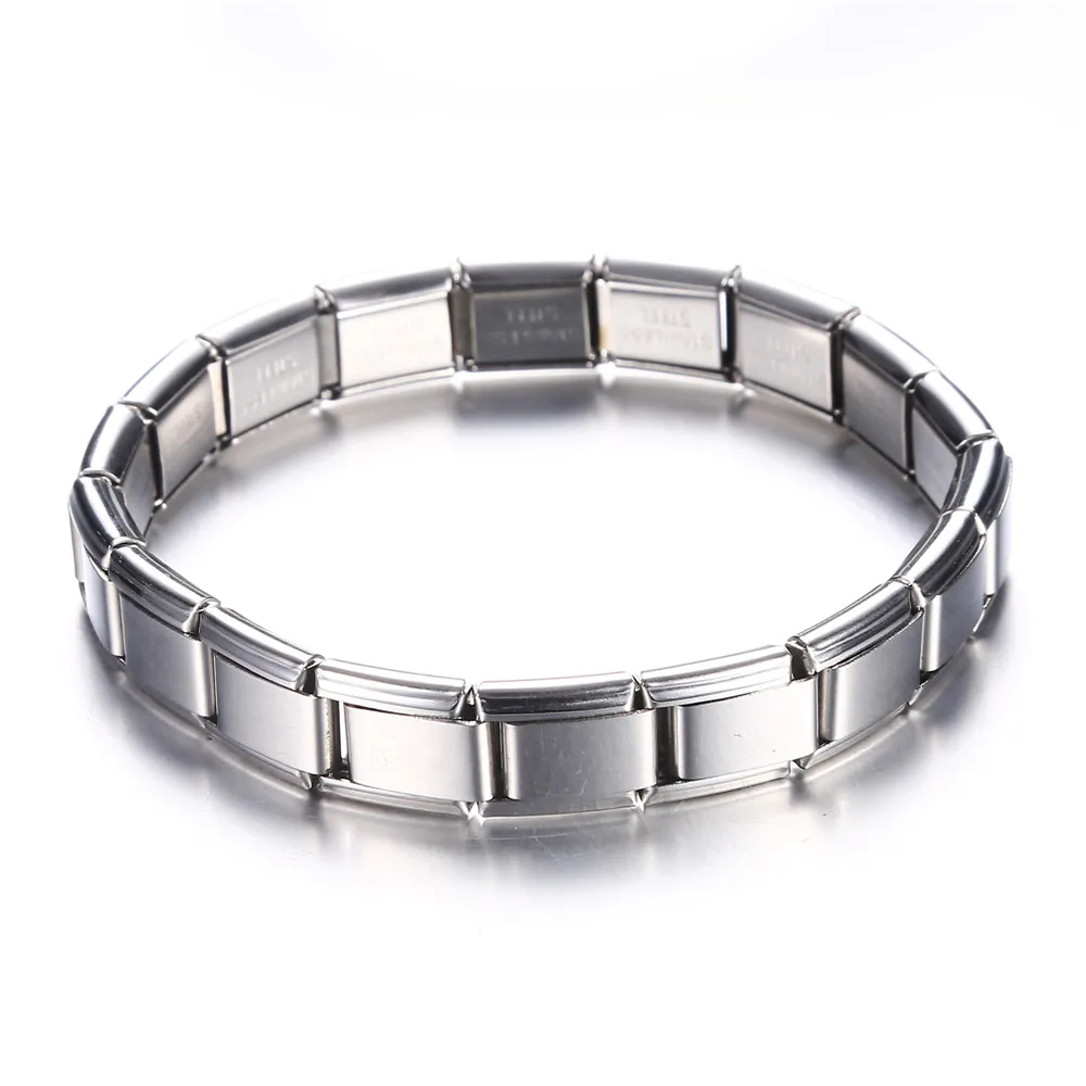 Elastic Link Chain Stainless Steel Bracelet for Men Women Steel Bracelet Simple Jewelry