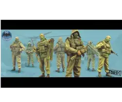 New Unassembled 1/35 Soviet soldiers include 4   Resin Kit DIY Toys Unpainted resin model