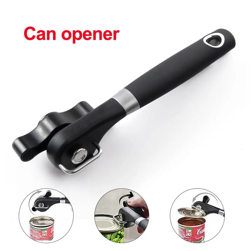 Cans Opener Professional Ergonomic Manual Can Opener Creative canned Can opener Multi-function Opener kitchen tool 1pc