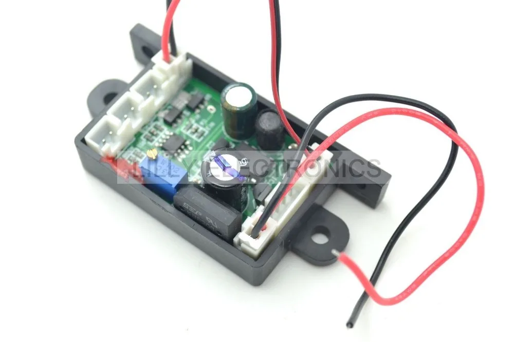 405nm 400 mW Violeta/Roxo Laser Dot Módulo 12 V + TTL + Fan Cooling-Working Longo